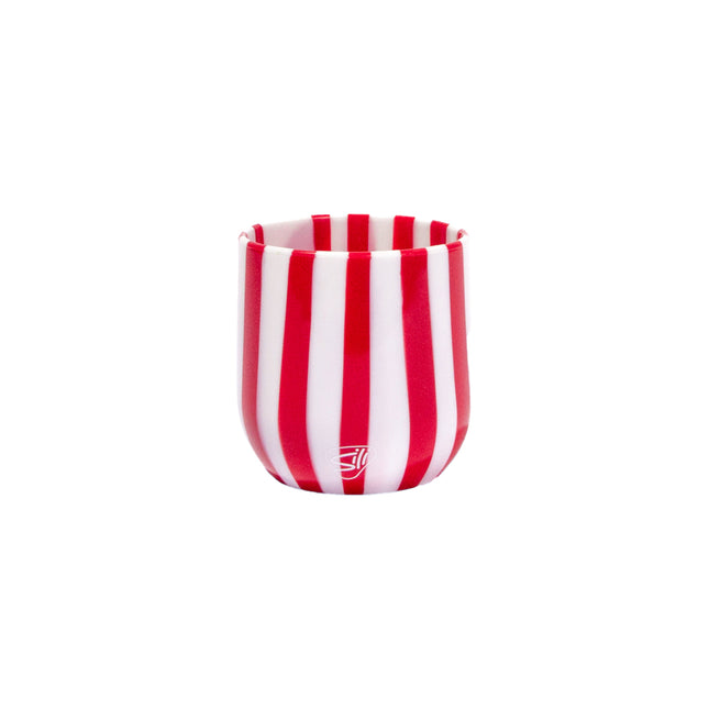 Candy Cane Collection - 12 oz Wine Tumbler - Peppermint