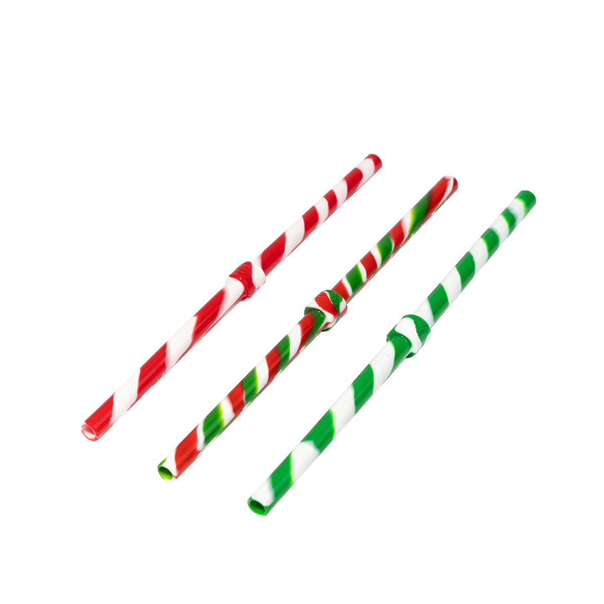 Candy Cane & Snowflake Reusable Straw Set (Tall) – Sugar Babies