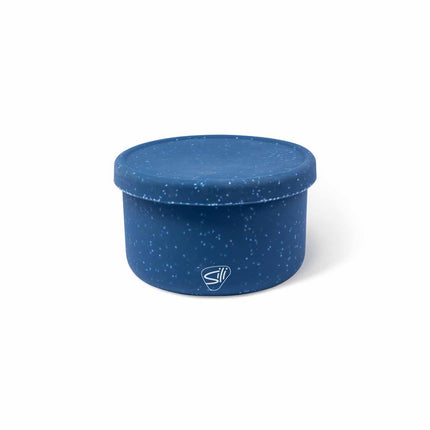 20 oz lidded bowl - Blue Speckle