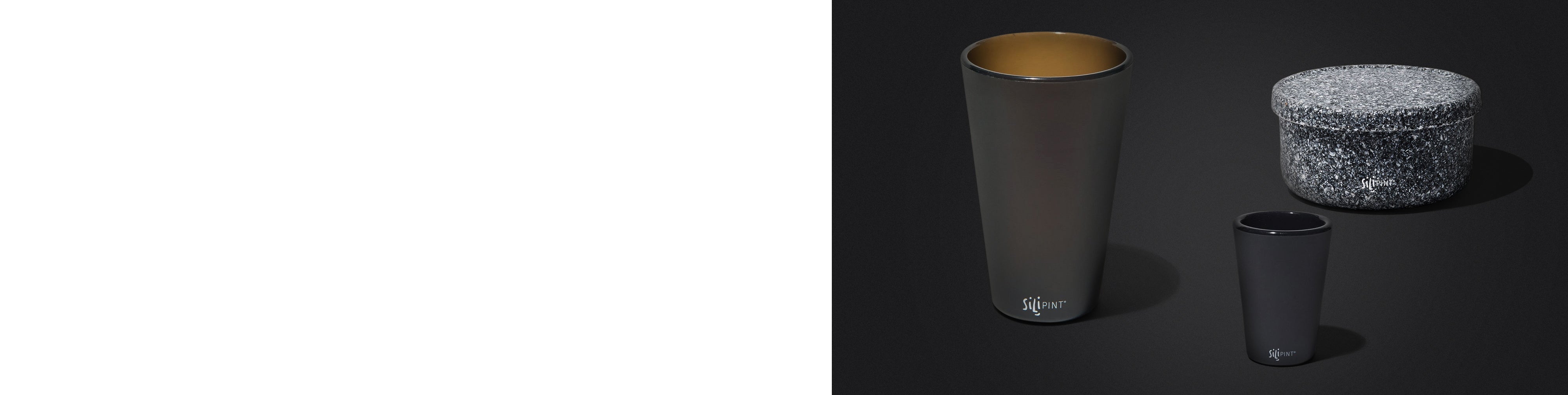 Black Silicone Cups and Lids – Silipint