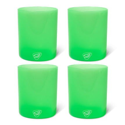 Silipint Silicone 12 oz Rocks Glass Pack of 4