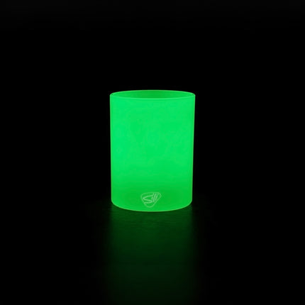 Silipint Silicone 12 oz Glow In The Dark Rocks Glass