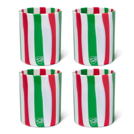 Silipint Silicone 12 oz Rocks Glass Pack of 4