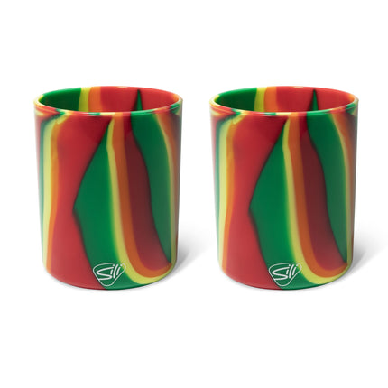 Silipint Silicone 12 oz Rocks Glass Pack of 2