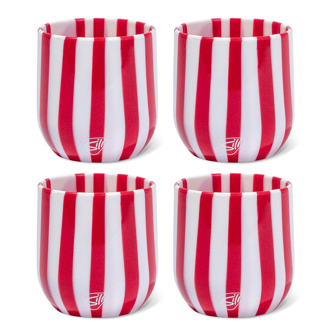 Silipint Silicone 12 oz Wine Glass Pack of 4