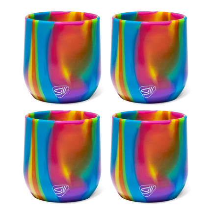 Silipint Silicone 12 oz Wine Glass Pack of 4