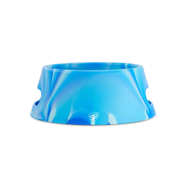 Aqua Fur Bowl - Arctic Sky