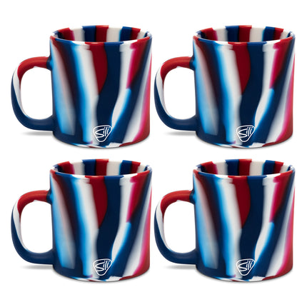 Silipint Silicone 16 oz Coffee Mug Pack of 4