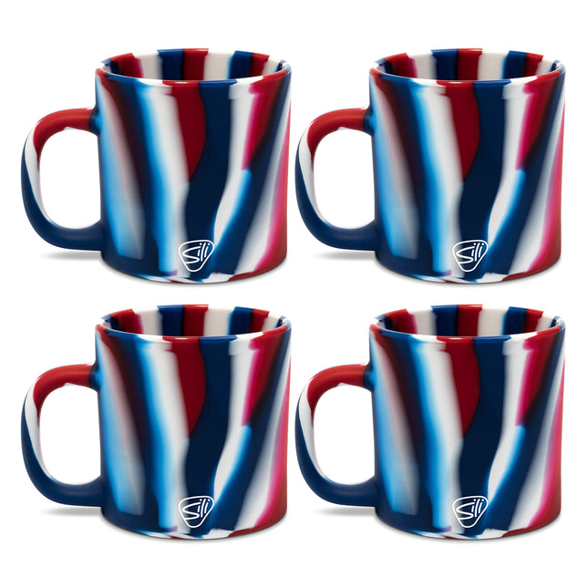 Silipint Silicone 16 oz Coffee Mug Pack of 4