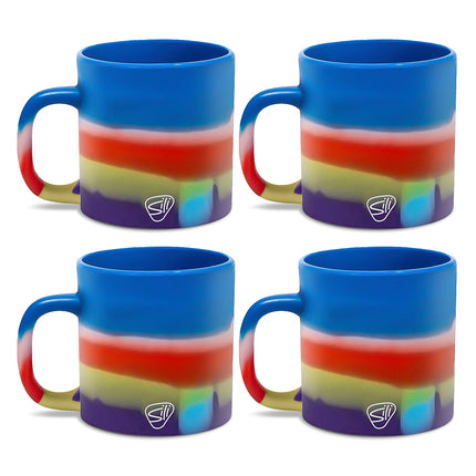 Silipint Silicone 16 oz Coffee Mug Pack of 4