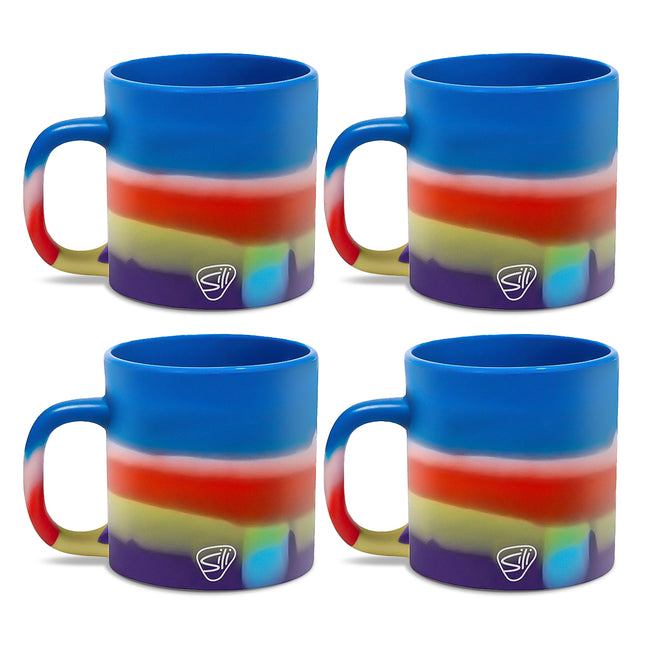 Silipint Silicone 16 oz Coffee Mug Pack of 4