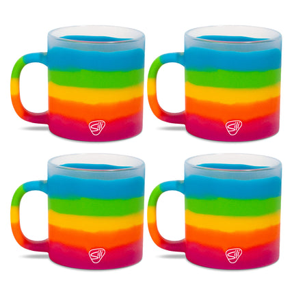 Silipint Silicone 16 oz Coffee Mug Pack of 4