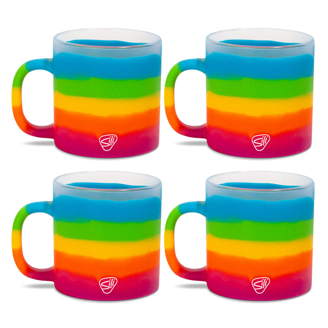 Silipint Silicone 16 oz Coffee Mug Pack of 4