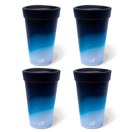 Silipint Silicone 16 oz Tumbler Pack of 4