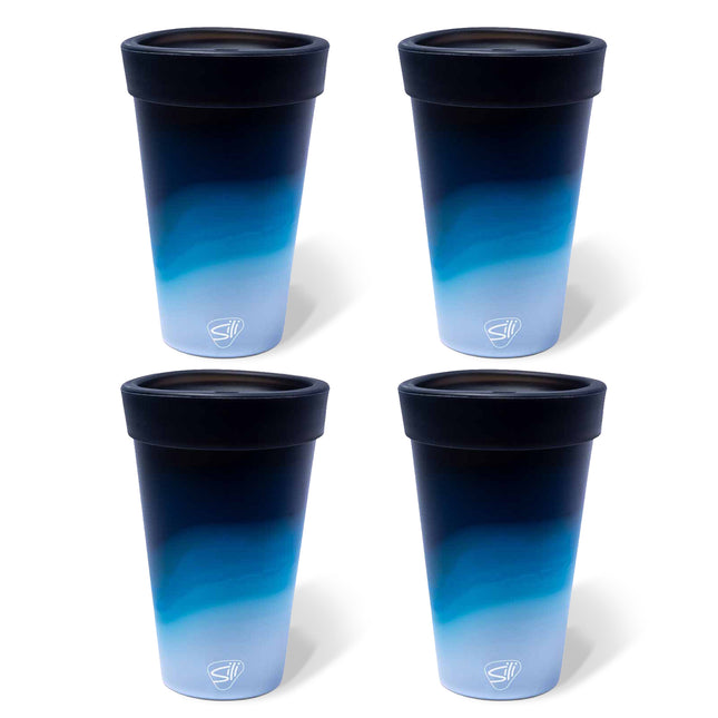Silipint Silicone 16 oz Tumbler Pack of 4
