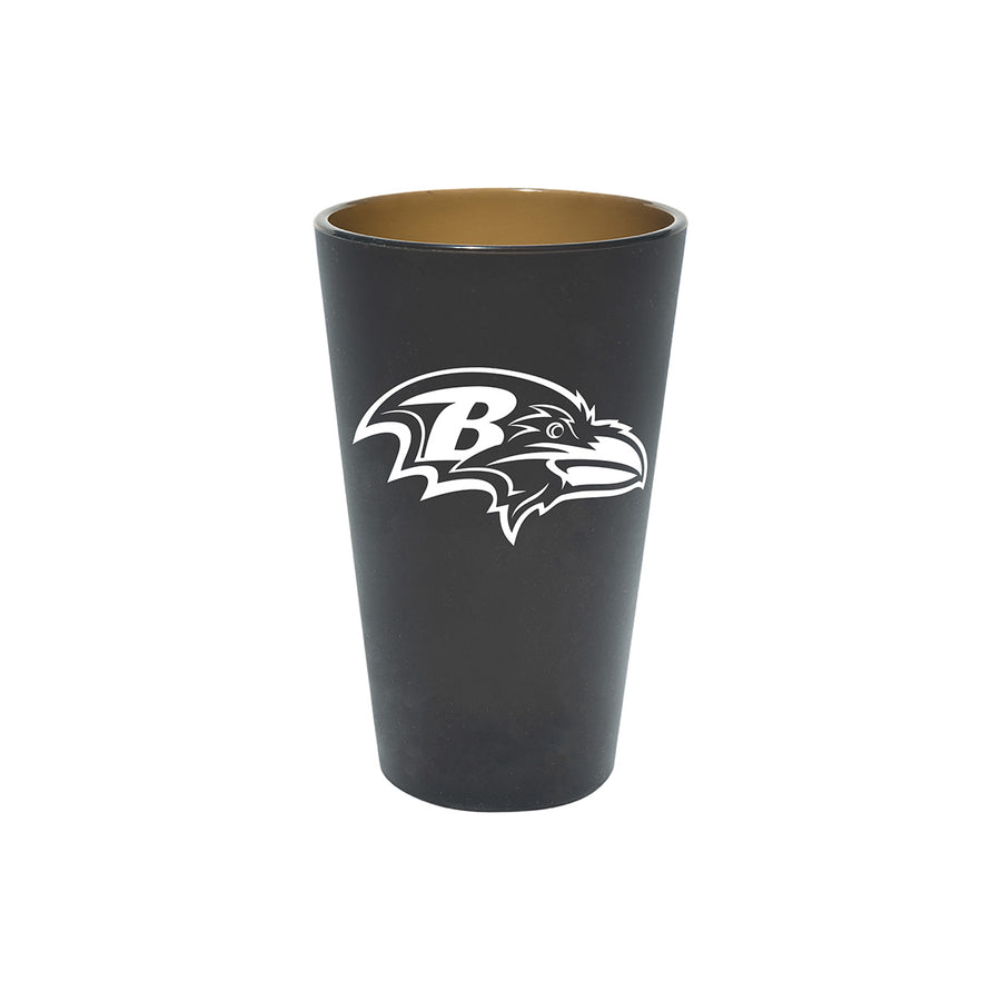 WinCraft x Silipint Officially Licensed NFL - 16 oz Pints - Baltimore Ravens