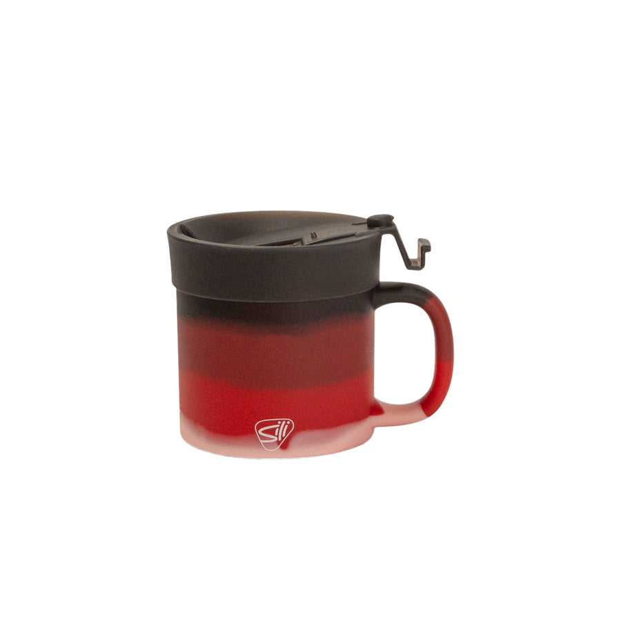 16 oz Coffee Mug with Lid - Volcano