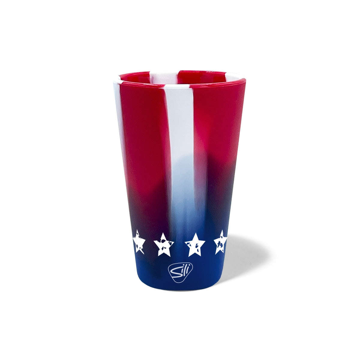 Pint Star Customizable 4th of July Silicone Pint Glass 16 oz | Silipint