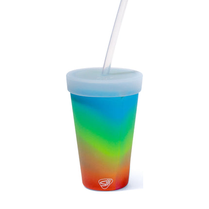 Customized Silipint Silicone 16 oz Straw Tumbler