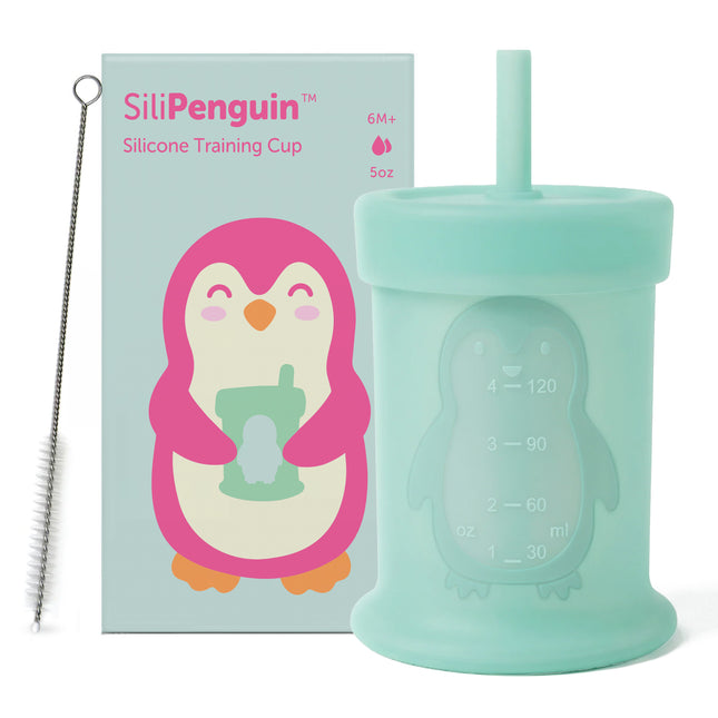 Silipint Silicone 5 oz SiliPenguin™ Baby Training Cup