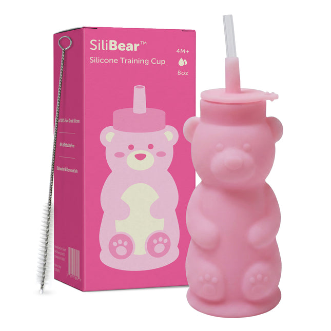Silipint Silicone 8 oz SiliBear™ Baby Training Cup