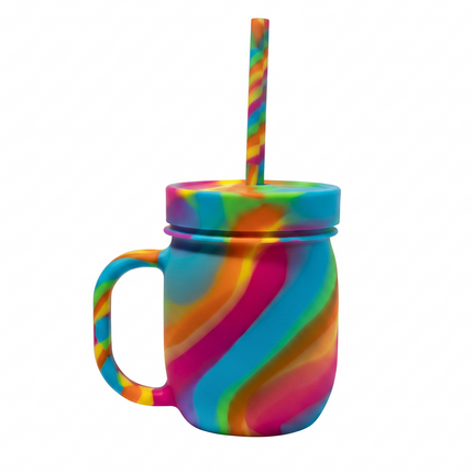 Silipint Silicone 25 oz Barrel Straw Mug