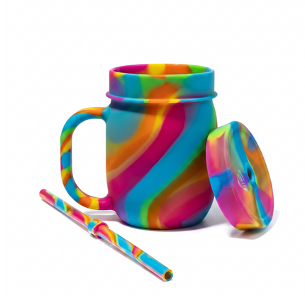 Silipint Silicone 25 oz Barrel Straw Mug
