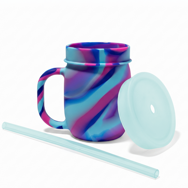 Silipint Silicone 25 oz Barrel Straw Mug