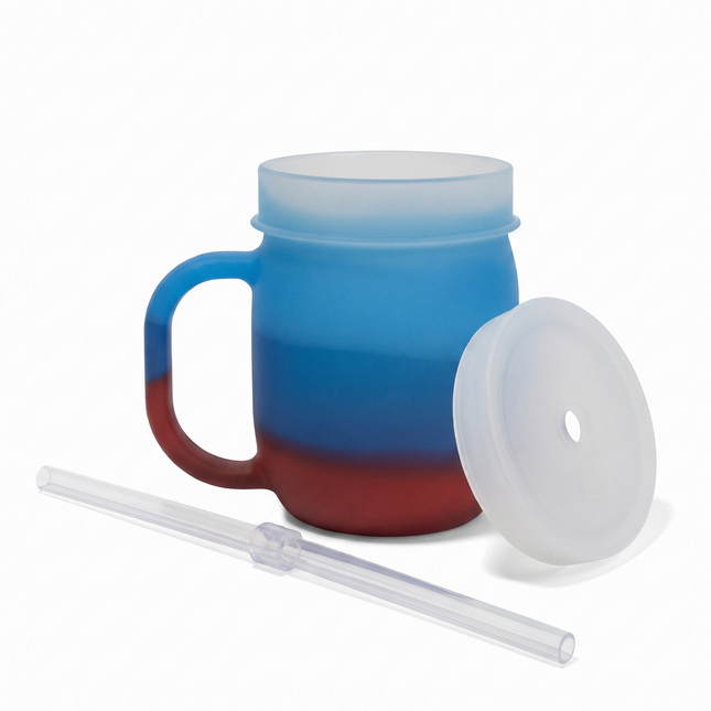 Silipint Silicone 25 oz Barrel Straw Mug
