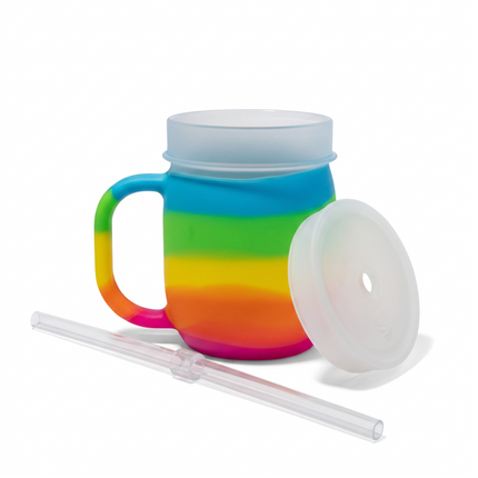 Silipint Silicone 25 oz Barrel Straw Mug