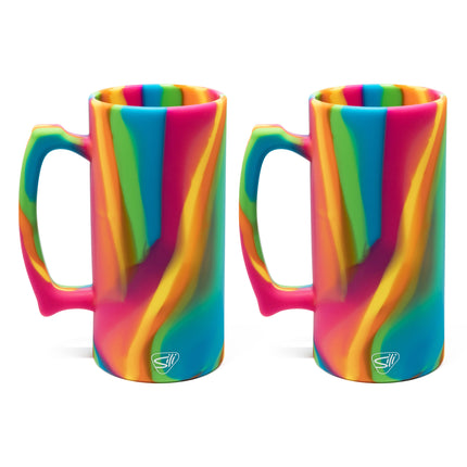 Silipint Silicone 28 oz Beer Stein, Pack of 2