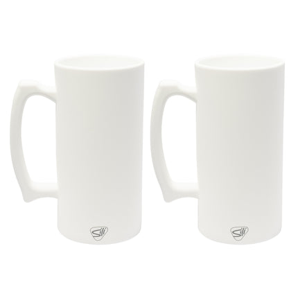 Silipint Silicone 28 oz Beer Stein, Pack of 2