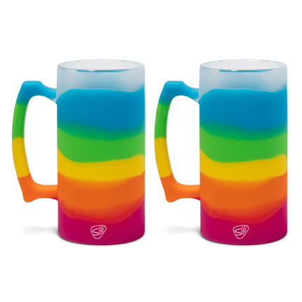Silipint Silicone 28 oz Beer Stein, Pack of 2