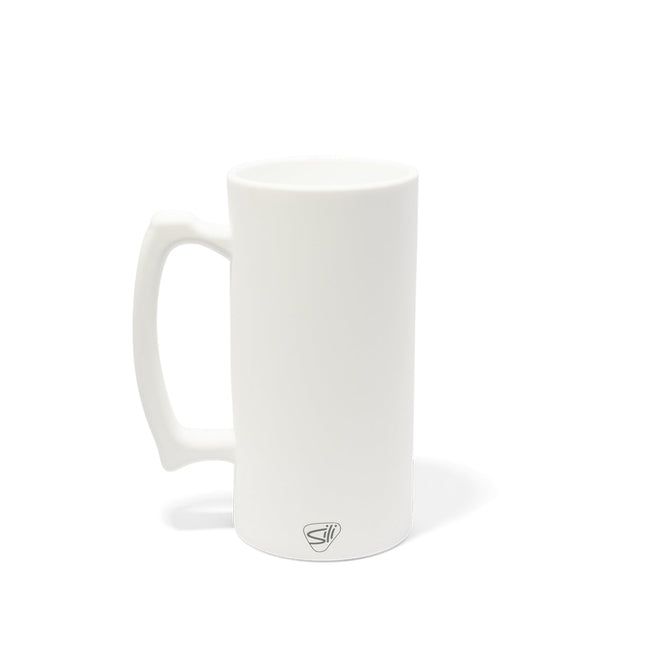 28 oz Beer Stein - Classic White