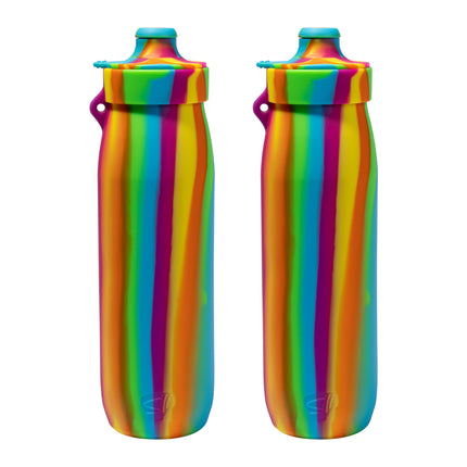 Silipint Silicone 30 oz SiliH2O Water Bottle, Pack of 2
