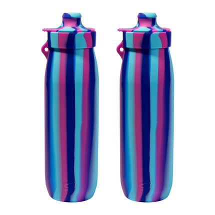 Silipint Silicone 30 oz SiliH2O Water Bottle, Pack of 2