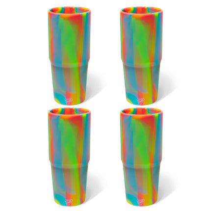Silipint Silicone 32 oz Bomber Cup Pack of 4