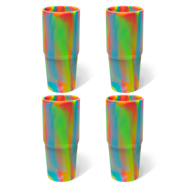 Silipint Silicone 32 oz Bomber Cup Pack of 4