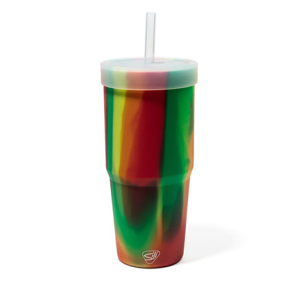 32 oz Straw Tumbler - Hibiscus
