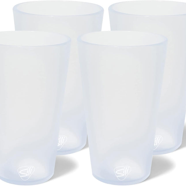 Silipint Silicone 16 oz Pint Glass Pack of 4
