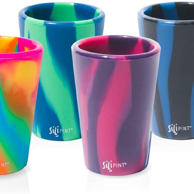 Silipint Silicone 1.5 oz Silishot Shot Glass Pack of 4/ Pack of 6