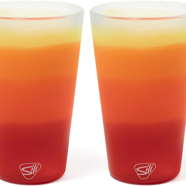 Silipint Silicone 16 oz Pint Glass Pack of 2