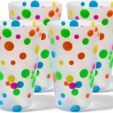 Silipint Silicone 16 oz Pint Glass Pack of 4