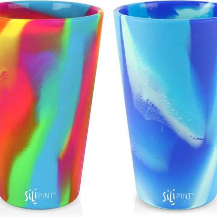 Silipint Silicone 16 oz Pint Glass Pack of 2