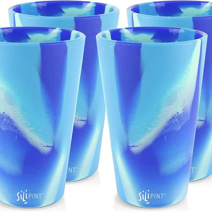 Silipint Silicone 16 oz Pint Glass Pack of 4
