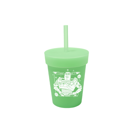 Silipint x WinCraft Officially Licensed Disney Pixar Toy Story - Silicone 8 oz Kids Straw Tumbler