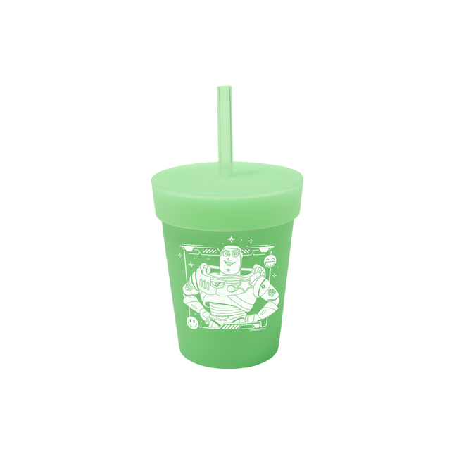 Silipint x WinCraft Officially Licensed Disney Pixar Toy Story - Silicone 8 oz Kids Straw Tumbler