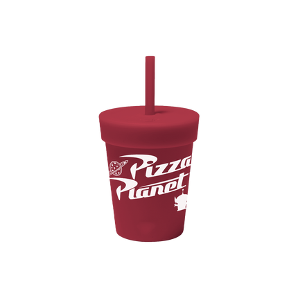 Silipint x WinCraft Officially Licensed Disney Pixar Toy Story - Silicone 8 oz Kids Straw Tumbler