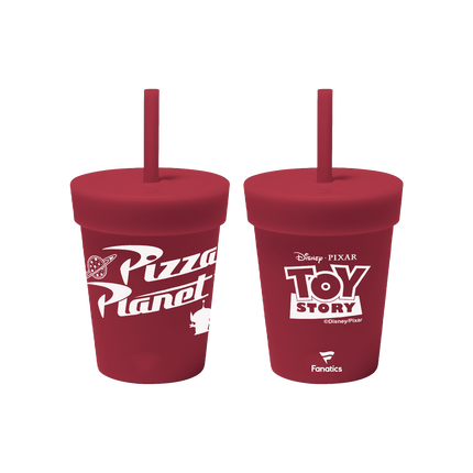 Silipint x WinCraft Officially Licensed Disney Pixar Toy Story - Silicone 8 oz Kids Straw Tumbler