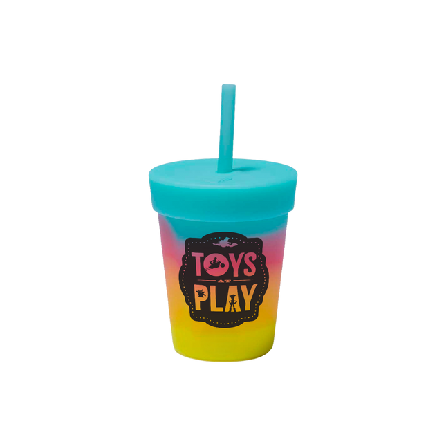Silipint x WinCraft Officially Licensed Disney Pixar Toy Story - Silicone 8 oz Kids Straw Tumbler